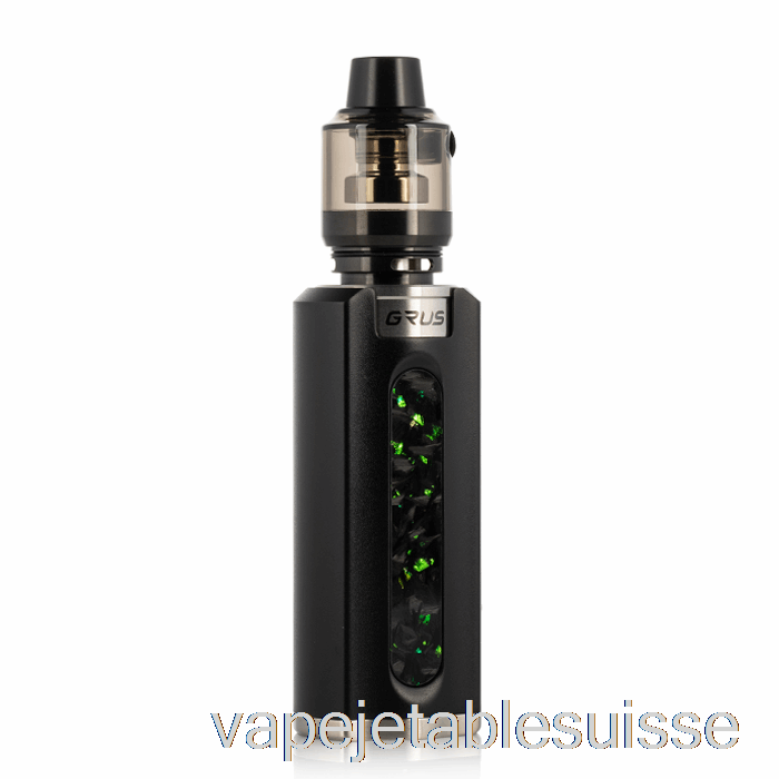 Vape Suisse Perdu Vape Grus 100w Starter Kit Noir / Fibre De Carbone Hachée
